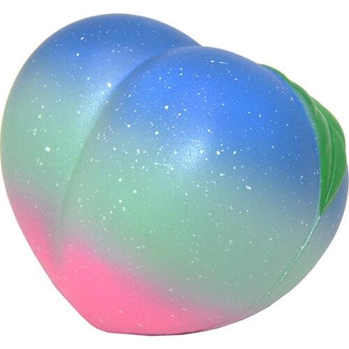 10PCS/Lot New Colossal Galaxy Peach Slow Rising Squishy Cute Fruit Scented 10CM Collectibles Soft Toy Gift Wholesale