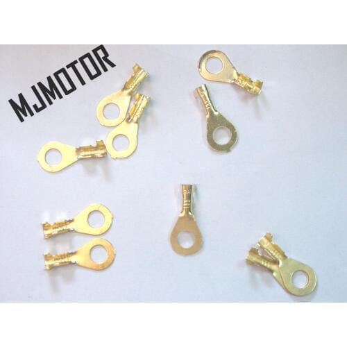 100pcs/lot) Small Electric Vehicle Battery Copper Connections Pieces For Scooter Motor 12V ATV Moped Spare Parts