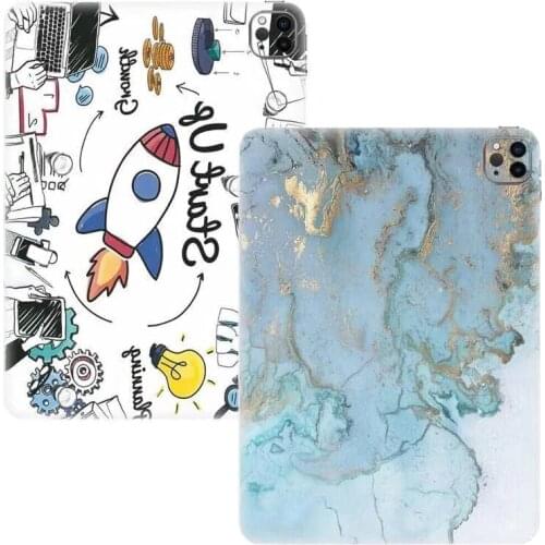 2pcs Cute Tablet Case Protective Cover for Apple IPad Pro 12 9 11 Air2 10 2 Mini 5 Case Thin Protector Stickers Tablet Cases