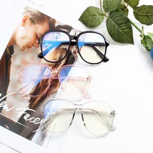 2020 Big Square Elastic Phone TR90 Clear Anti Blue Light Ray Blocking Glasses