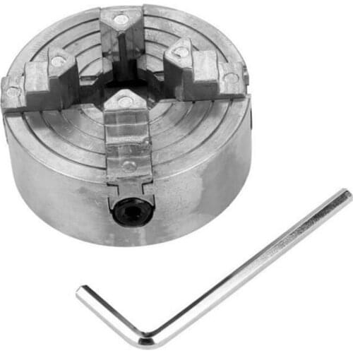 Zinc Alloy 4-Jaw Lathe Chuck Turning Lathe Tool Z011A Collet Clamps Wood Kits Outdoor Anti-resistance Repairing Parts