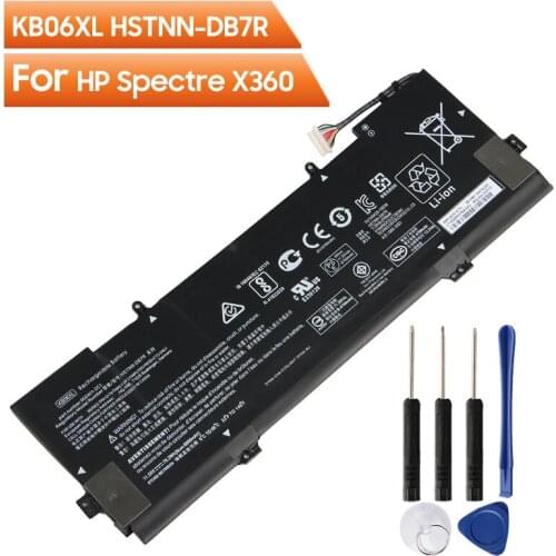 Original Battery KB06XL HSTNN-DB7R For HP Spectre X360 15-BL002XX Series HP Z6K96EA Z6K97EA Z6K99EA Z6L00EA Z6L02EA Series