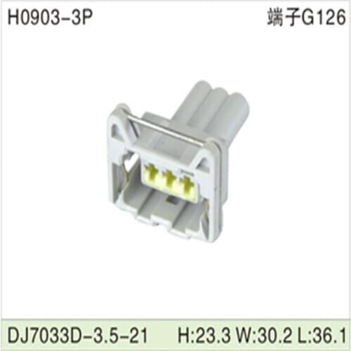 Free shipping 500pcs DJ7033D-3.5-21 3.5mm 3Pin AMP Car Electrical Wire Connectors for VW,BMW,Audi,Toyota,NISSAN AND other