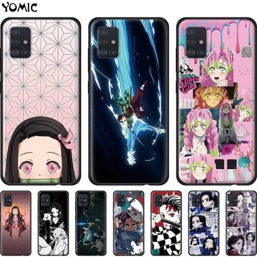 Demon Slayer Kimetsu Anime Phone Case for Samsung Galaxy A51 A71 A21s A31 A41 M31 A11 M51 A12 M31s A01 A91 M11 A42 A32 5G Cover