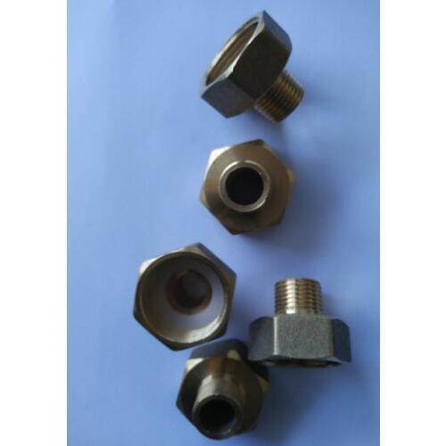 Water Filter Parts thickness brass connector female 1 inch to male 1/2 inch with seal ring 1-1/2
