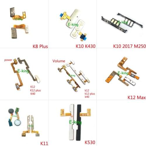 For LG K8 K10 2017 K11 K12 K40 K430 K530 K50S Plus Max Power On Off Volume Up Down Switch Side Button Key Flex Cable