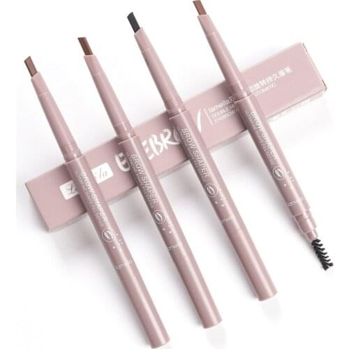 1pcs Double-headed Eyebrow Pencil Natural Long-lasting Waterproof And Sweat-proof No Blooming Eyebrow Pen Beauty Makeup TSLM1