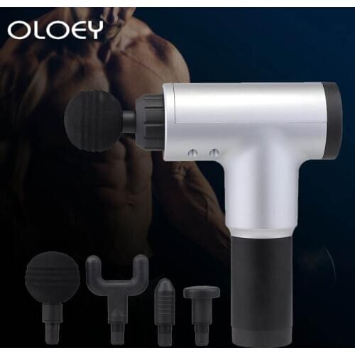Muscle Massage Gun Body Slimming Shaping Pain Relief Electric Deep Tissue Massager Low Noise 6-speed Shifting Fitness Equipments