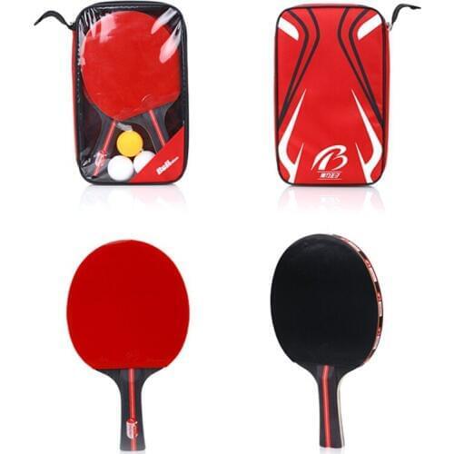 Upgraded Carbon Table Tennis Racket Set Super Powerful Ping Pong Racket Bat For Adult Club Training Rackets