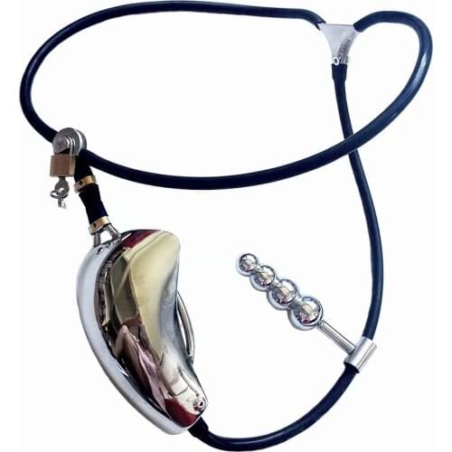 BDSM Male Stainless Steel Bondage Chastity Belt Device Sex Toy For Men Cock Cage Bird Lock Slave Anal Plug Adult Game Toys