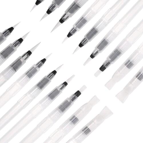 18 Pcs Water Color Brush Pen Watercolor Paint Pen Water Drawing Pens Paint Marker Set for Painting Markers