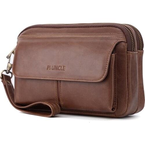 New Fashionable retro mens clutches casual handbags envelope bags waterproof bags exquisite and wear-resistant easy to carry