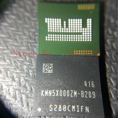 KMN5X000ZM-B209 KMN5X000ZM B209 BGA162 EMCP 4+4 4GB Memory New original and Second-hand Soldered Balls Tested OK