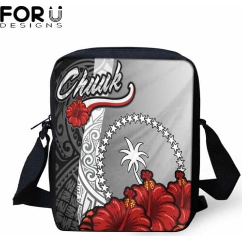 FORUDESIGNS Casual Women Shoulder Bag Chuuk Polynesian Floral Pattern 2021 New Trend Ladies Crossbody Bag for Women Girls Purse