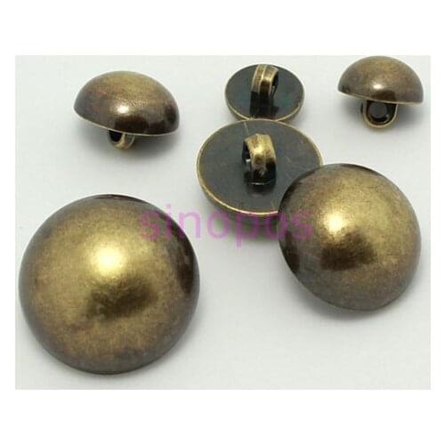 20pcs Metallic color plastic button, mushroom shape womens suit shirt cardigan chiffon shirt buttons, DIY sewing decor, SP01
