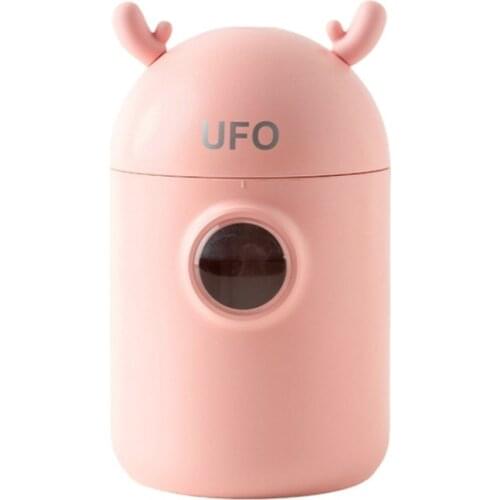 Cute UFO Humidifier, Aroma Diffuser, Ambient Light, Big Capacity, Longlasting, Home Office Car Use, AI Power Cut