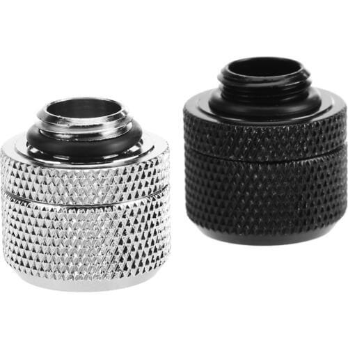 Water Cooling Fittings G1/4 Brass External Thread Hose Adapter Connector For 10x16mm Soft Tube Computer PC Water Cooling System