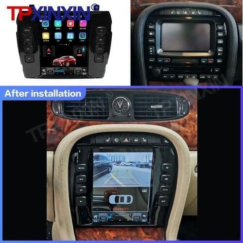Wifi Vertical Screen Carplay For Jaguar XJ 2004-2008 Android10.0 6+128G Car GPS Navigation Auto Radio Headunit Multimedia Player