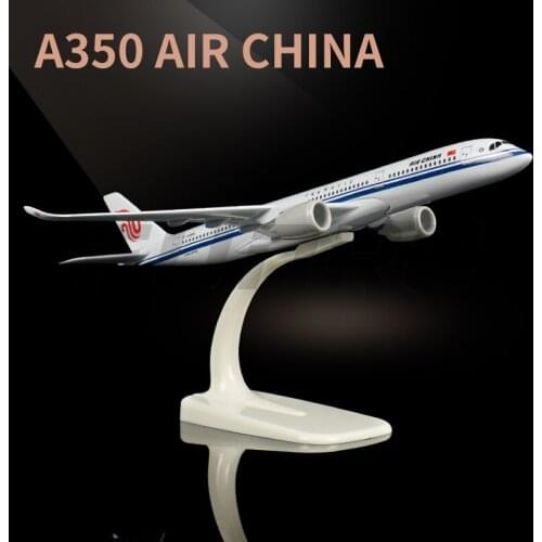 1/400 Scale 20cm Aviation metal Airplane China Air China A350 Model Decoration with plastic Base Collection Kids Toy Gift