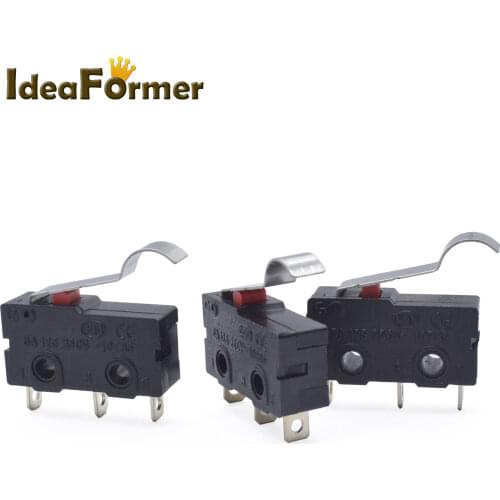 1/5/10Pcs 3D Printer Parts Limit Switch Push Button Switch 5A 125 250V KW12 Micro no board wireless Limit Sensor Auto Switch
