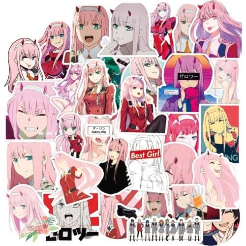 10/30/50pcs/pack DARLING in the FRANXX Anime Stickers For Motorcycle Notebook Computer Car Childrens Toys Guitar Refrigerator