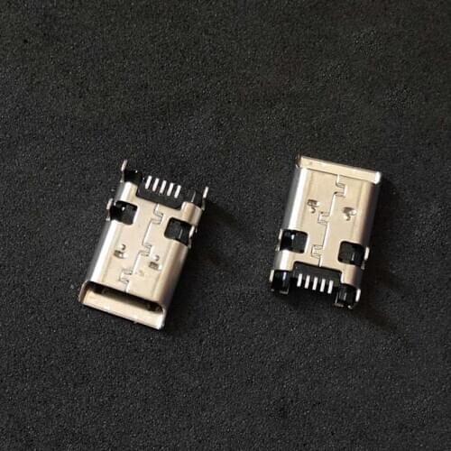 2pcs Micro mini USB Jack socket for Asus MeMO K005 K00A K00Y T100TA Charging Port Connector dock plug replacement
