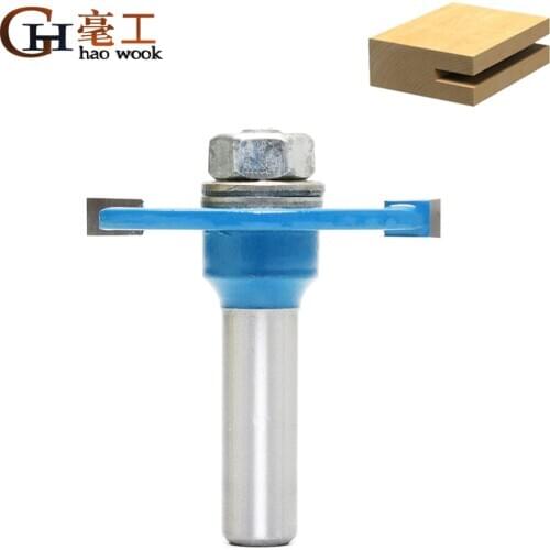 8mm Shank T Type Biscuit Joint Slot Cutter Jointing/Slotting Router Bit 3mm 4mm Height Cutter Wood Working