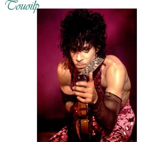 Diamond 5D Paint Cross Stitch Round&square Singer superstar Prince purple rain Diamond Mosaic Paint Set Wedding decoration