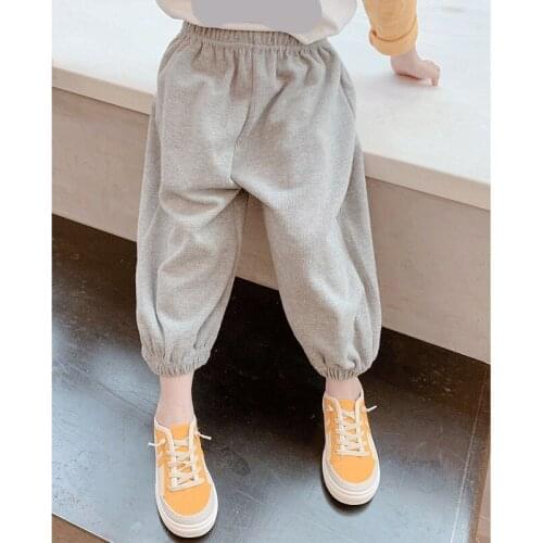 Baby Girls Pants Spring Autumn Children Clothes Girl Trousers For Kids Loose Pants Princess Toddlers Casual Solid