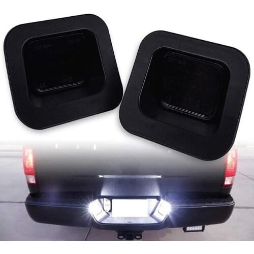 Smoke Car Rear License Plate Lights LED License Number Plate Lights for Dodge Ram 1500 2500 3500 2003-2018