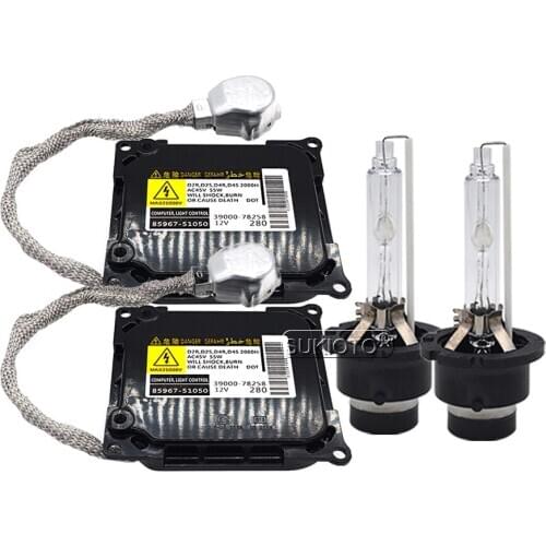 SUKIOTO OEM D2S D2R D4S D4R HID Xenon Ballast Kit 4300K 5000K 6000K 8000K for Lexus IS350 ES300 Toyota Prius Car Lights Replace
