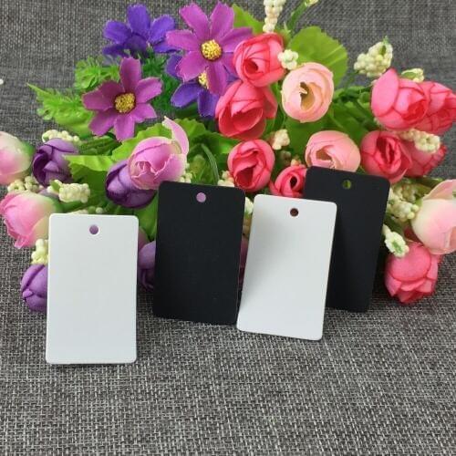 1000PCS 5*3cm Brown Hang Tags Kraft PriceTags/Gift Tag Blank Paper Cards For Jewelry/Box/Notebook/Cosmetics/glass/Bag/Toy/craft