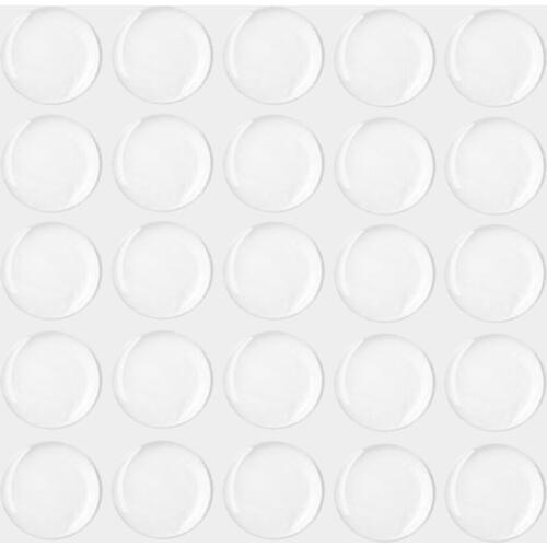 25Y15151 25*25mm Round 3D Clear Epoxy Adhesive Circles Bottle Cap Stickers
