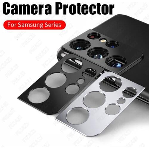 Metal Camera Screen Protector For Samsung Galaxy A52 A72 S20 fe S21 Plus Note 20 Ultra Camera Lens Protection