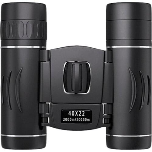 40x22 HD Powerful Binoculars Long Range Folding Mini Telescope BAK4 FMC Optics For Hunting Sports Outdoor Camping Travel