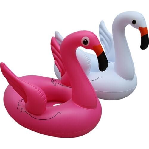 Summer Inflatable Rainforest Flamingo Swimming Ring for Kids Pool Float Infant Toddler Safety Seat Boat Child Water Pool Toys