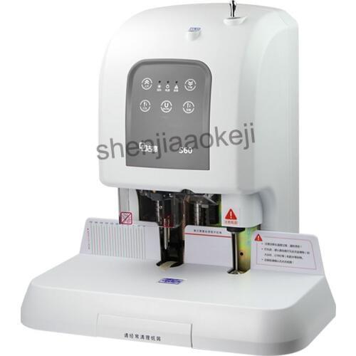 New S60 Laser positioning book binding machine automatic financial binding machine paper riveting tube binding machine 1pc