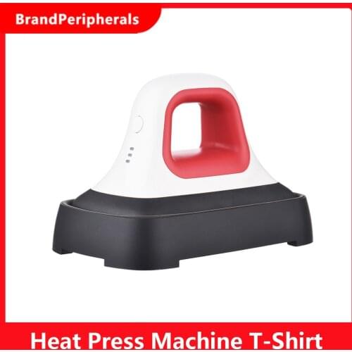 Mini Heat Press Machine T-Shirt Printing Easy Heating Transfer Press Iron Machines for Clothes Bags Hats Pads Blanket Phone Case