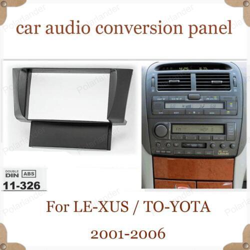 CD universal machine retrofit panel 2-DIN for LE-XUS LS-430 UCF-30 2001-2006 for TO-YOTA Ce-lsior UFC30 2001-2006 free shipping
