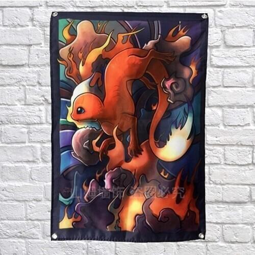 Japanese ukiyo-e Tattoos Poster Banners Bar Club Tattoo Studio Decor Hanging Painting Waterproof Cloth Polyester Fabric Flags