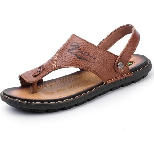 2020 sandalle de roman ete sandals playa homme couro genuine verano sandal sandles size for vietnam sandals-men sandalet flat