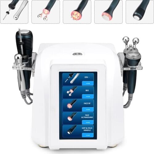 5 in 1 Skin Care ION Micro current face lift Ultrasonic Beauty Skin Rejuvenation Machine