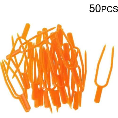50 Pcs Garden Tool Plant Clips Stolons Accessory Clamp Agriculture Strawberry Watermelon Vines Stolon Fork Seedlings Protection