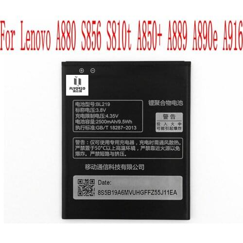 High Quality 2500mAh BL219 Battery For Lenovo A880 S856 S810t A850+ A889 A890e A916 Cell Phone