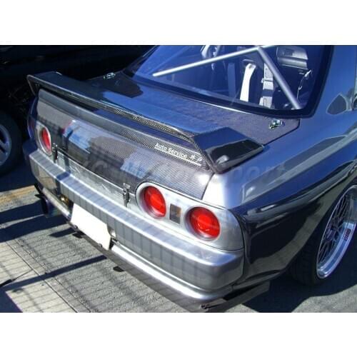 Car Accessories Carbon Fiber OEM Style Trunk Fit For 1989-1994 R32 GTS GTR Trunk with Lock Hole Boot Lid Tailgate