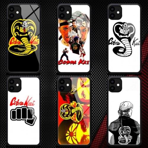 Cobra Kai Phone Case Rubber for iPhone 12 11 Pro Max XS 8 7 6 6S Plus X 5S SE 2020 XR 12Mini case