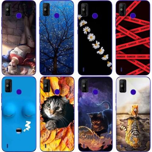 Fashion Soft silicone TPU Back Cover For ZTE Blade A51 Phone Funda Case For Blade A51 Cute Cartoon Case