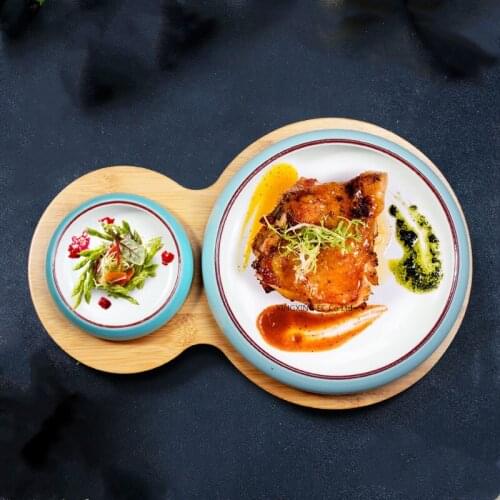 Creative Tableware Artistic Conception Personality Plate Special-shaped Tray Cold Dishes Set Plate Hotel Combination Plate Set
