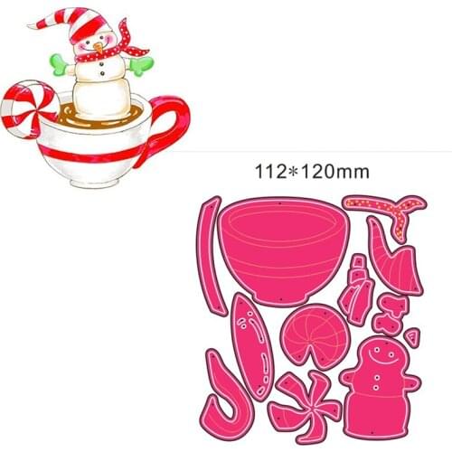 Metal cutting dies cut die mold snowman decoration Scrapbook paper craft knife mould blade punch stencils dies