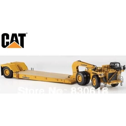 1:50 DieCast Model Caterpillar Cat 784C Tractor w/Towhaul Lowboy Trailer Norscot Construction vehicles 55220